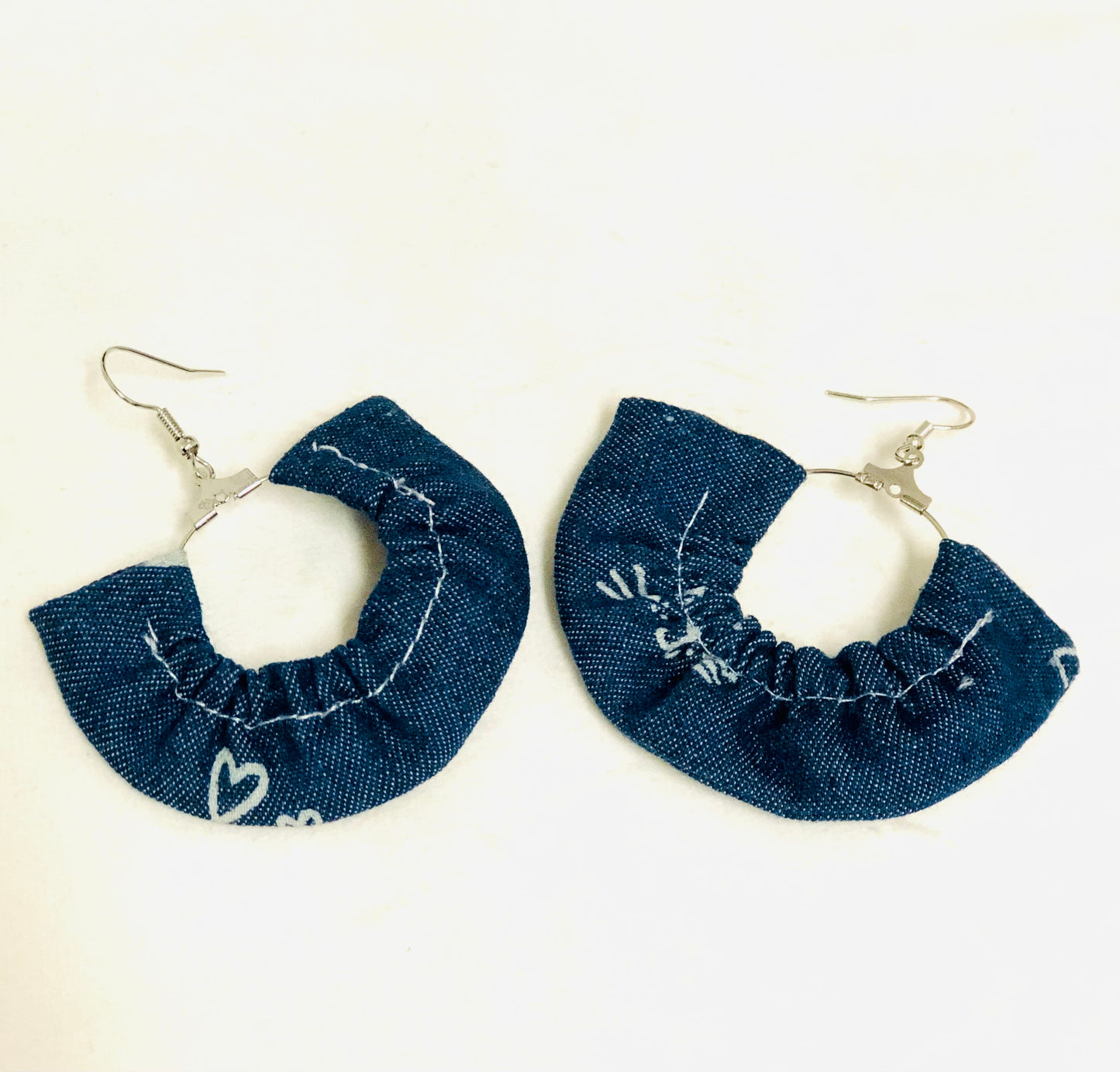 Boucles d’oreilles upcycles